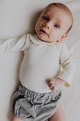 Gray Label Baby Collar Onesie GOTS Cream image