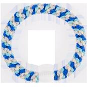 KKNEKKI Mix Electric Blue Turquoise Glitter Hair Tie
