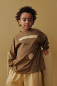 Gray Label Oversized L/S Tee w/ Logo GOTS Woody - Cookie Print image