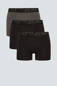 Comazo Black Organic Cotton 3 Pack Pants image