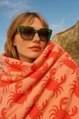 Anorak Crabs Organic Cotton Towels
