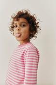 Gray Label L/S Tee GOTS Bubblegum - Cream image