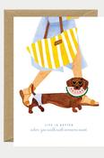 All The Ways To Say Summer Dachshund - Greeting Card image