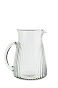 Madam Stoltz Glass Jug w/ Grooves image