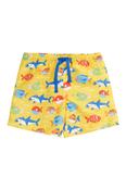 Frugi Boscastle Board Shorts in Funny Fish Junior image
