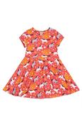 Frugi Spring Skater Dress in Sunshine Ponies Infant image