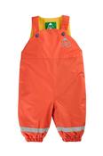 Frugi Little Waterproof Dungarees in Fire image