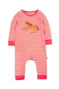 Frugi Rowan Romper Sunset Stripe/Horse image