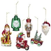 Madam Stoltz Glass Christmas Ornaments image