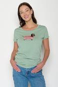 Greenbomb Hot Dog (Loves/T-Shirt/GOTS) | Pale Green image