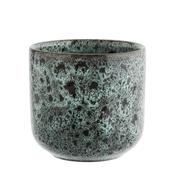 Madam Stoltz Stoneware Cup Light Petrol Black image
