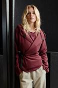 Henriette Steffensen Bordeaux Wrap Top