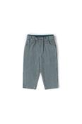 Little Green Radicals Navy Stripe Rib Waistband Pocket Trousers Infant image