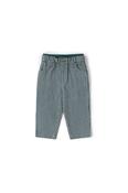 Little Green Radicals Navy Stripe Rib Waistband Pocket Trousers image