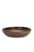 Madam Stoltz Brown Stoneware Serving Bowl image
