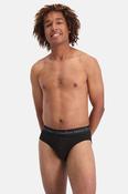 Bamboo Basics James Mens Black BB Knitted Slips 3-pack