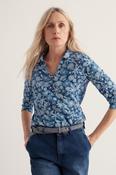 Seasalt Wavecrest Shirt Sketchbook Blooms Marine