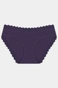 Stripe &amp; Stare Zig Zag Lace Classic Knicker - Night Fog image