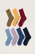 Seasalt Gift Box of 7 Women's Arty Socks Plain Symbol Mix image