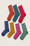Seasalt Gift Box of 7 Women's Sailor Socks Expression Mix image