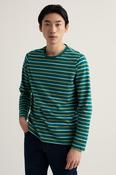 Seasalt Men's Sailor Shirt Duet Breton Dark Wreckage
