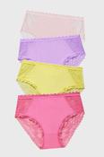 Stripe &amp; Stare Eco Lace High Rise Four Pack - Summer Brights image