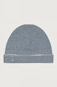 Gray Label Baby Beanie GOTS Blue Gray - Cream image