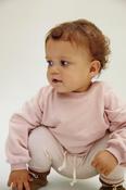 Gray Label Baby Dropped Shoulder Sweater GOTS Faded Pink image