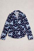 White Stuff Annie Jersey Shirt Blue Print AW26 image