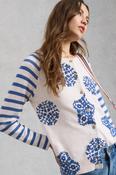 White Stuff Ivory Print Lulu Cardigan SS26