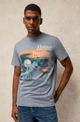 White Stuff Abersoch Graphic Tee Grey Print image