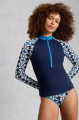 White Stuff Bay Rash Navy Print Vest image