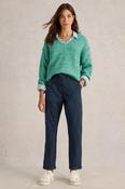 White Stuff Twister Organic Chino Trousers in Dark Navy
