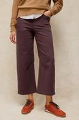 White Stuff Tia Wide Leg Crop Jean Dk Brown