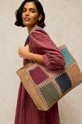 White Stuff Winter Crochet Tote Bag