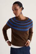 Seasalt Annik Jumper Allium Light Marine Mix image