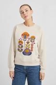 Dedicated Sweatshirt Ystad Autumn Harvest Oat White Rainy Day image