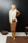 Henriette Steffensen Blouse Patch With Scarf - Camel/Kit/Rust image