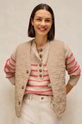 White Stuff Emery Reversible Gilet Lgt Nat image