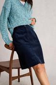 White Stuff Tia Cord Skirt Dark Navy