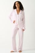 Stripe &amp; Stare Pyjama Set Pale Pink Stripe image