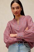 White Stuff Raya Pop Over Shirt image