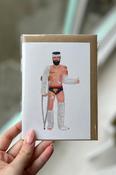 All The Ways To Say - Get Well Soon Bandaged Man Greeting Card image