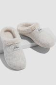 Mercredy Womens Beige Faux Fur Slippers image