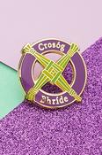 Nine Arrow Crosóg Bhríde | Bridget's cross - Enamel Pin image