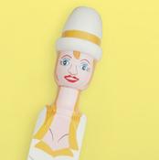 Doll Wedgie Door Stopper