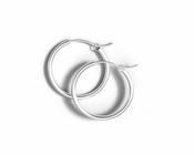 Sterling Silver 25mm Hoop Earrings image