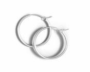Sterling Silver 30mm Hoop Earrings image