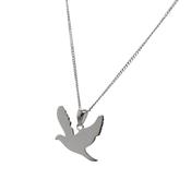 Sterling Silver Dove Pendant and Chain image