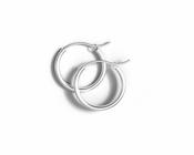 Silver 20mm Hoop Earrings image